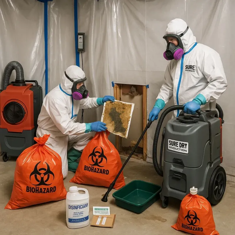 Contaminated Water Handling Protocols process in Lampasas County, TX