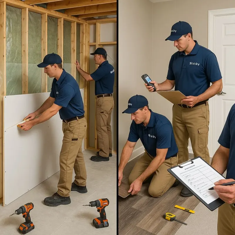 Repairs and Reconstruction process in Lampasas County, TX